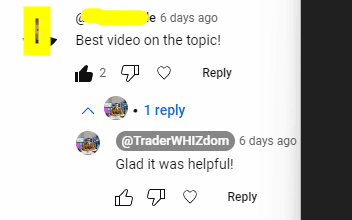 Screenshot of a YouTube comment section showing positive feedback with replies and likes.